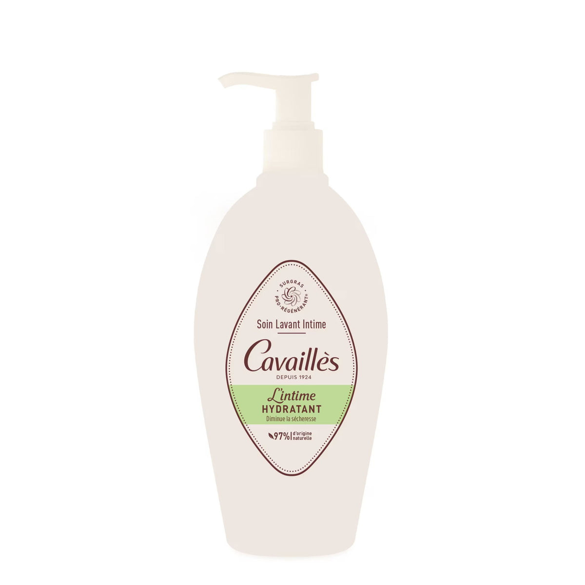 Roge Cavailles, Hydrating Intimate, Natural Ingredients, Intimate Wash Gel, 250 ml