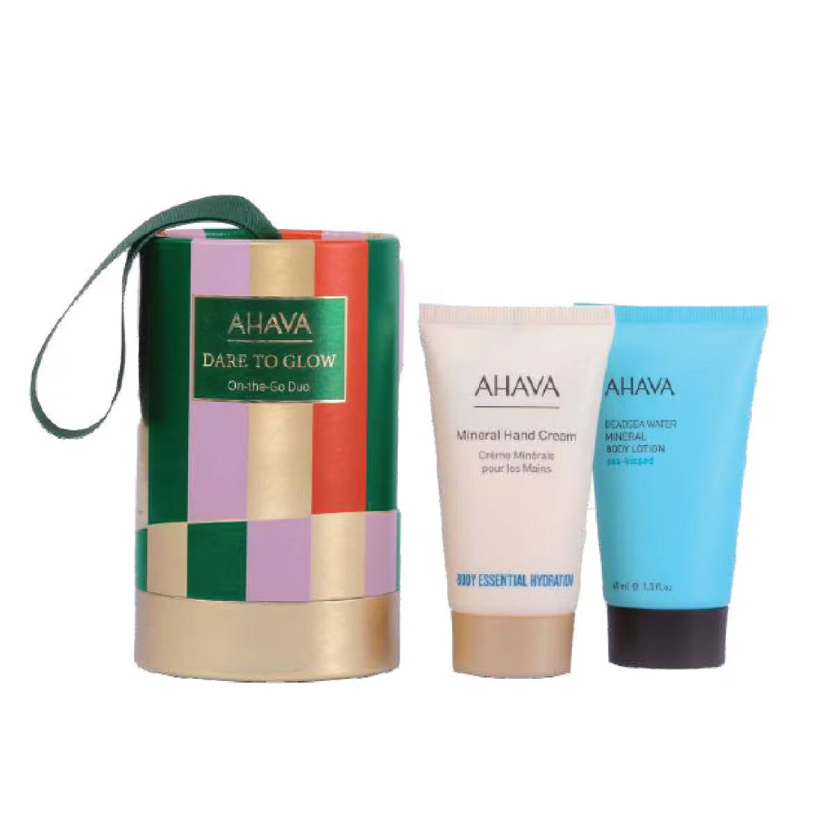 Set Ahava: Mineral, Hydration, Hand Cream, 40 ml + Sea Kissed, Hydrating, Body Lotion, 40 ml