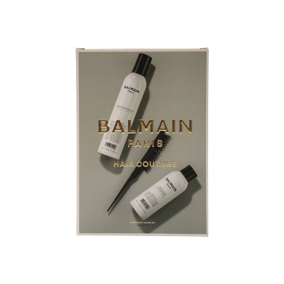 Balmain Coffret Magnificent Volume - Spray Texturisant 200 ml, Mousse 300 ml & Brosse