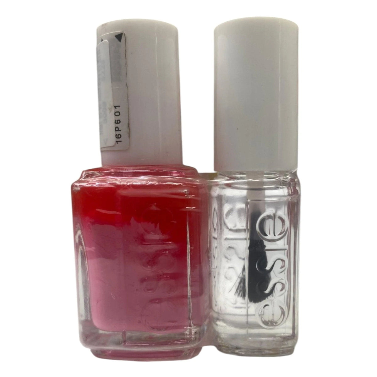 Set Essie: Nail Enamel, Vegan, Glossy Shine Finish, Nail Polish, 20, Lovie Dovie, 13.5 ml + Nail Care - Good To Go, Top Coat, Nail Strengthening Lacquer, 5 ml