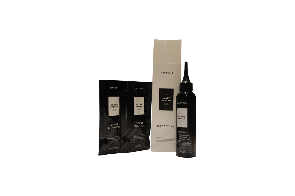 Kemon Kit texture Unamy System - Fluide 125 ml + Shampooing Start 2 pcs