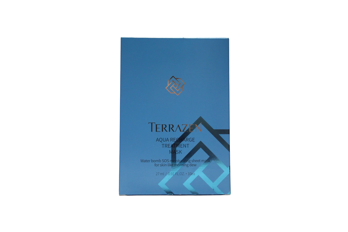 Terrazen Aqua Recharge Ensemble de masques de soin - 10 pièces