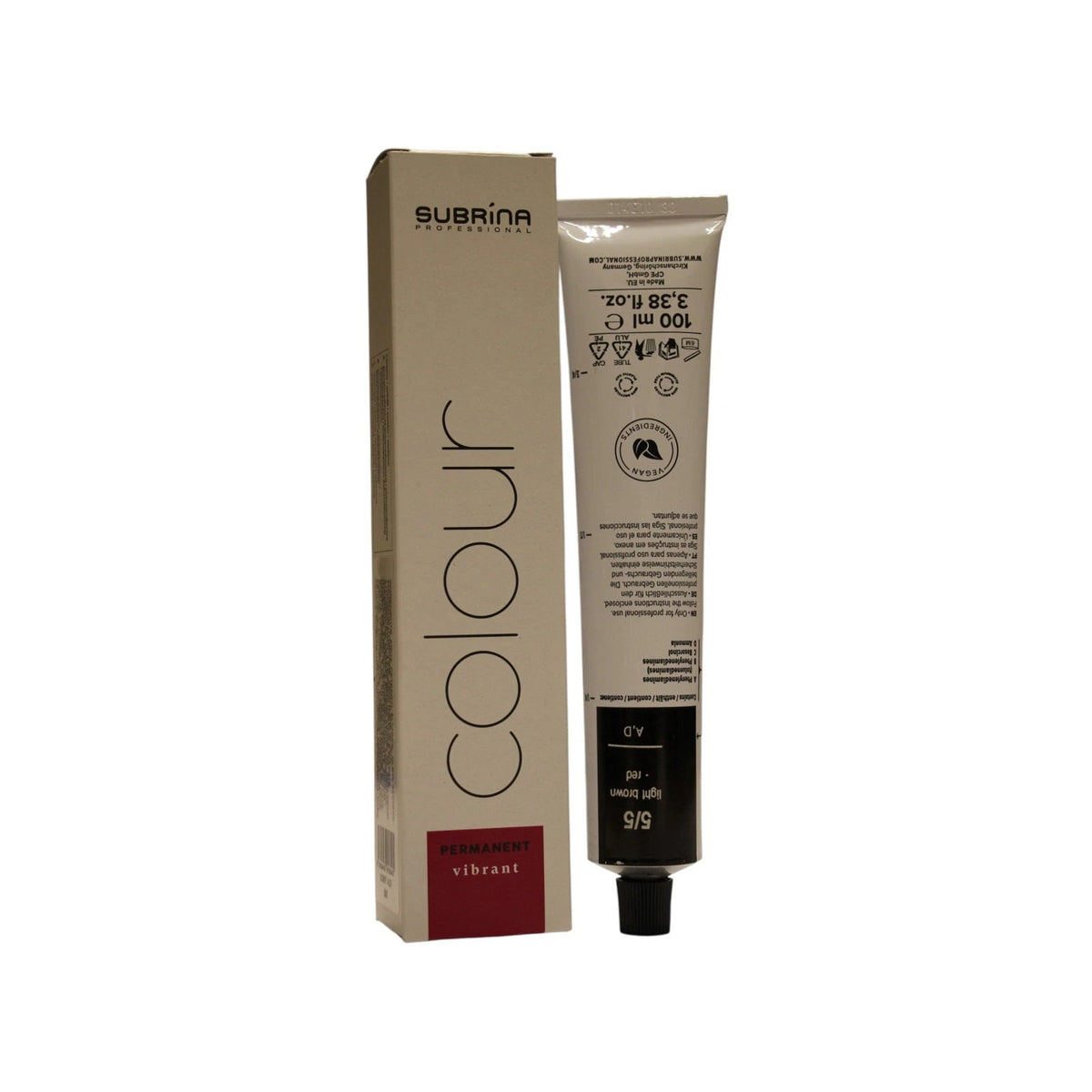 Subrina Professional Essential Colour Coloration permanente 5/5 châtain clair rouge 100 ml