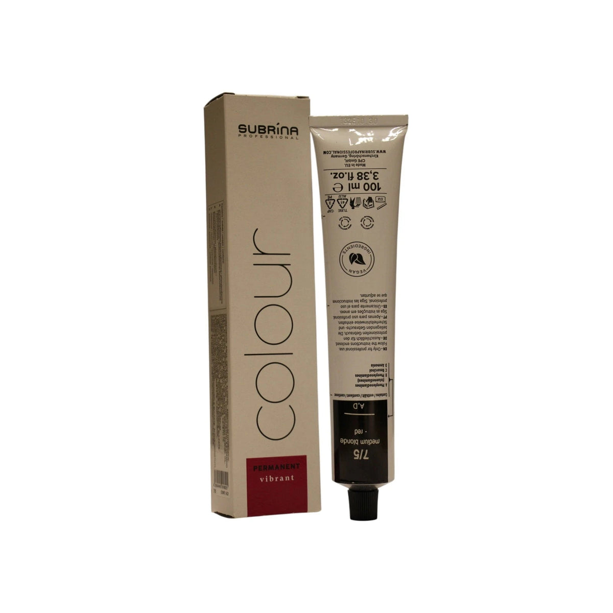 Subrina Professional Essential Colour Coloration permanente 7/5 - 100 ml