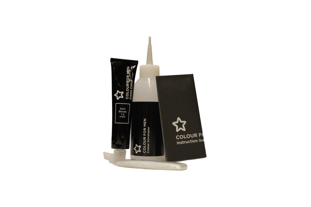 Superdrug Colour For Men Coloration semi-permanente 7.0 Blond foncé 30 ml Tester