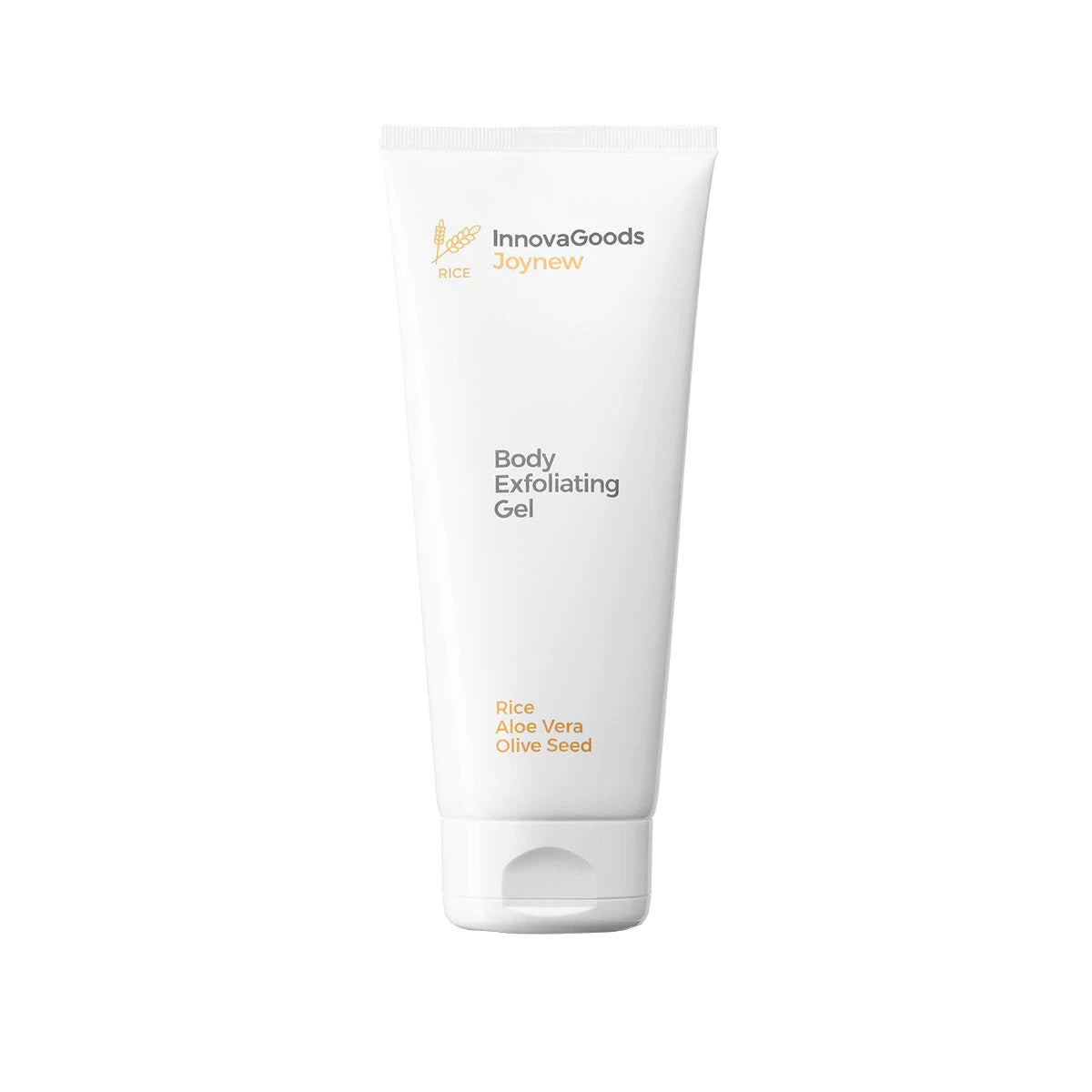 Exfoliating Body Gel Rice Joynew InnovaGoods 200 ml skincare packaging