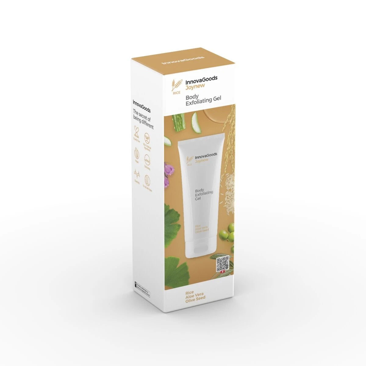 Exfoliating Body Gel Rice Joynew InnovaGoods 200 ml skincare packaging