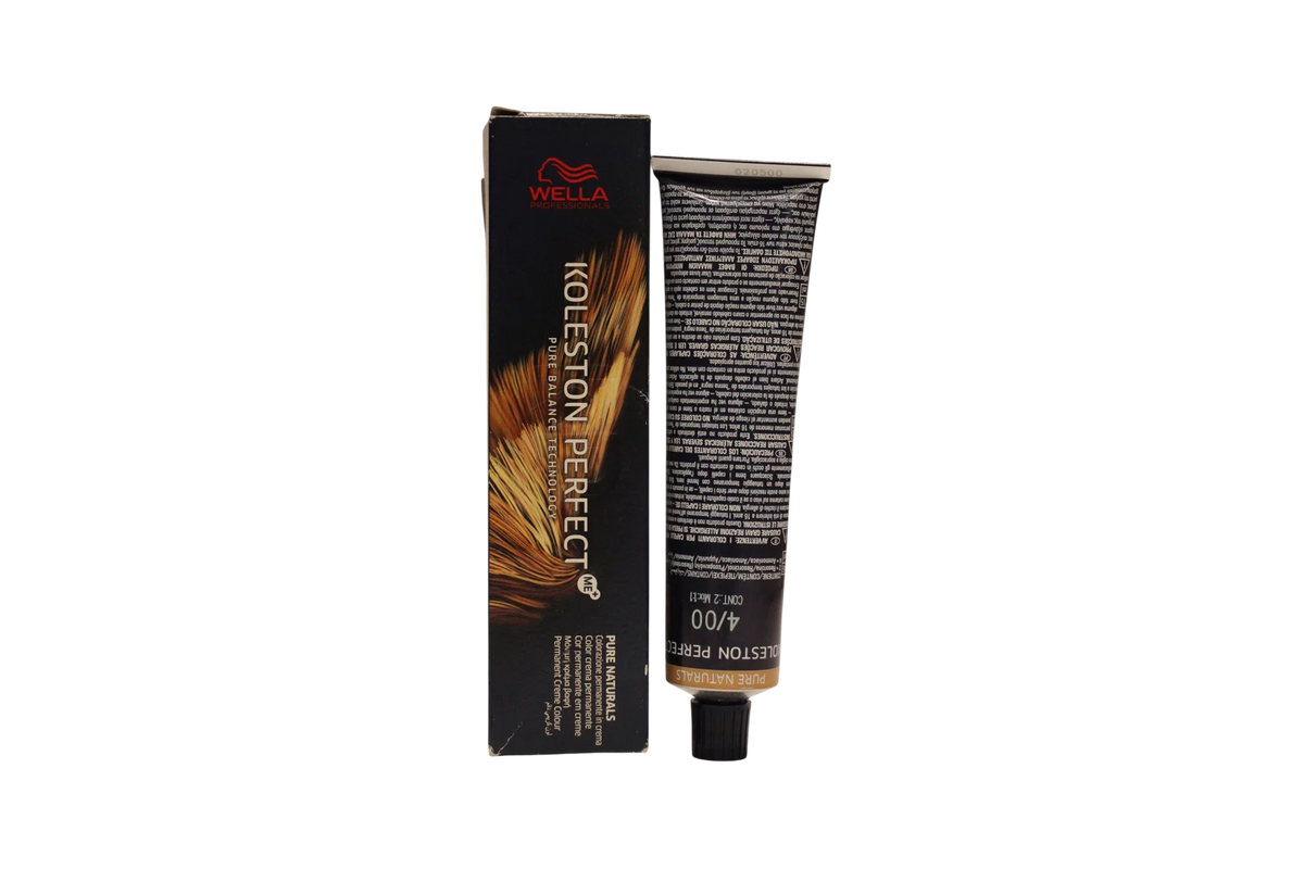 Wella Professionals Koleston Perfect Me+ Coloration permanente 4/00 Châtain moyen naturel intense 60 ml Tester