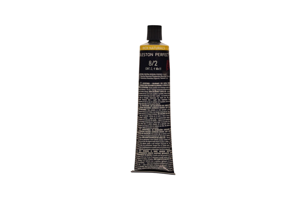 Wella Professionals Koleston Perfect Me+ Coloration capillaire permanente 8/2 Blond clair mat 60 ml Tester