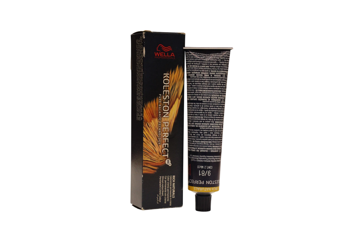 Wella Professionals Koleston Perfect Coloration permanente 9/81 Blond très clair nacré cendré 60 ml Tester